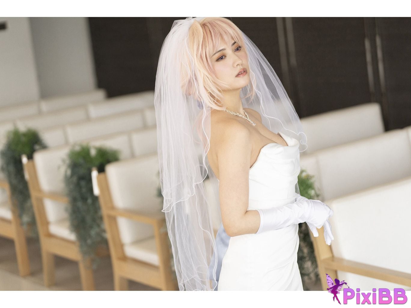 Japanese Idol Momotsuki Nashiko Shiko Young Gangan Digital Limited Photo Book clumsy senior LAST collaboration PixiBB.COM 089