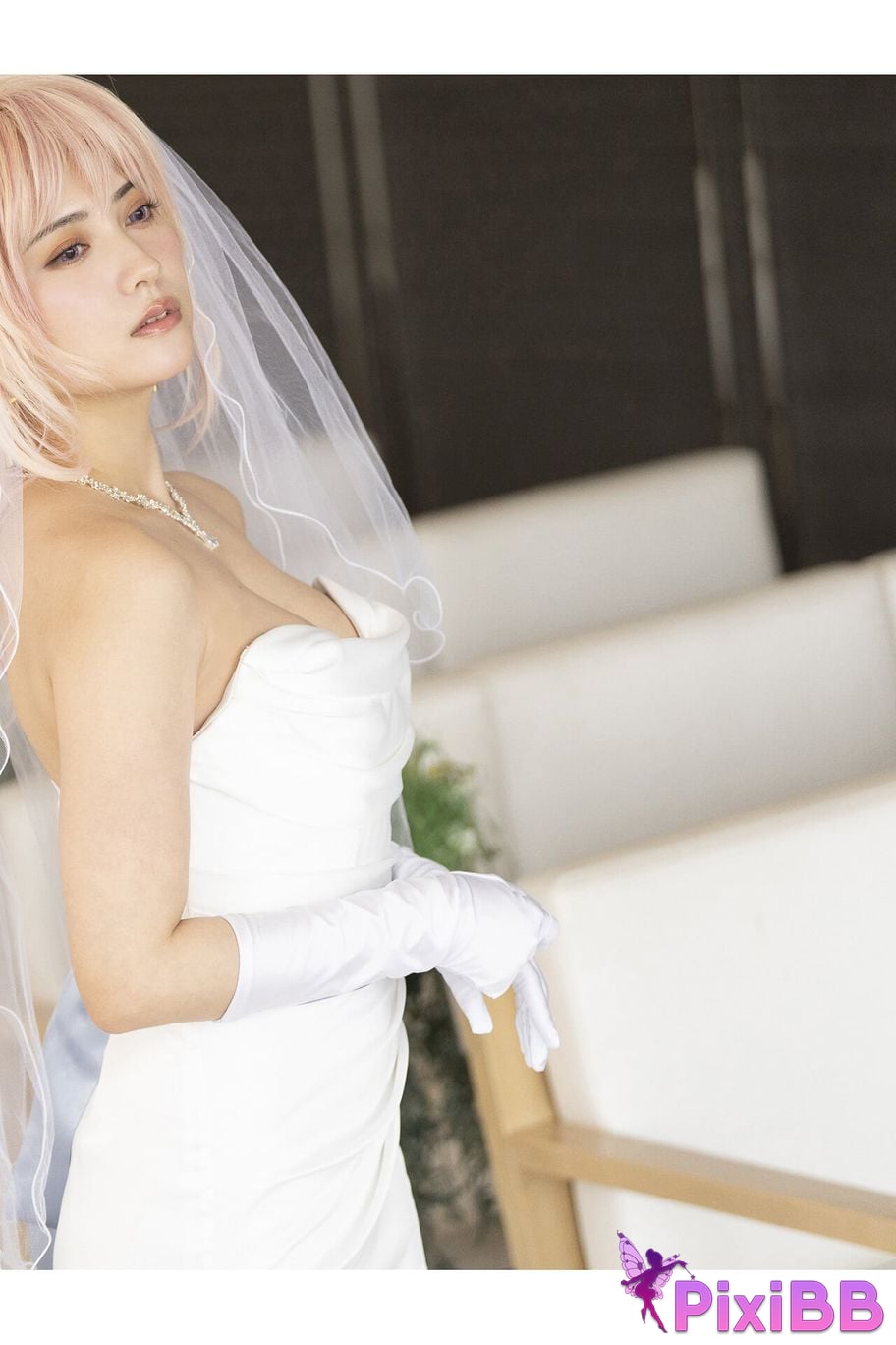 Japanese Idol Momotsuki Nashiko Shiko Young Gangan Digital Limited Photo Book clumsy senior LAST collaboration PixiBB.COM 090