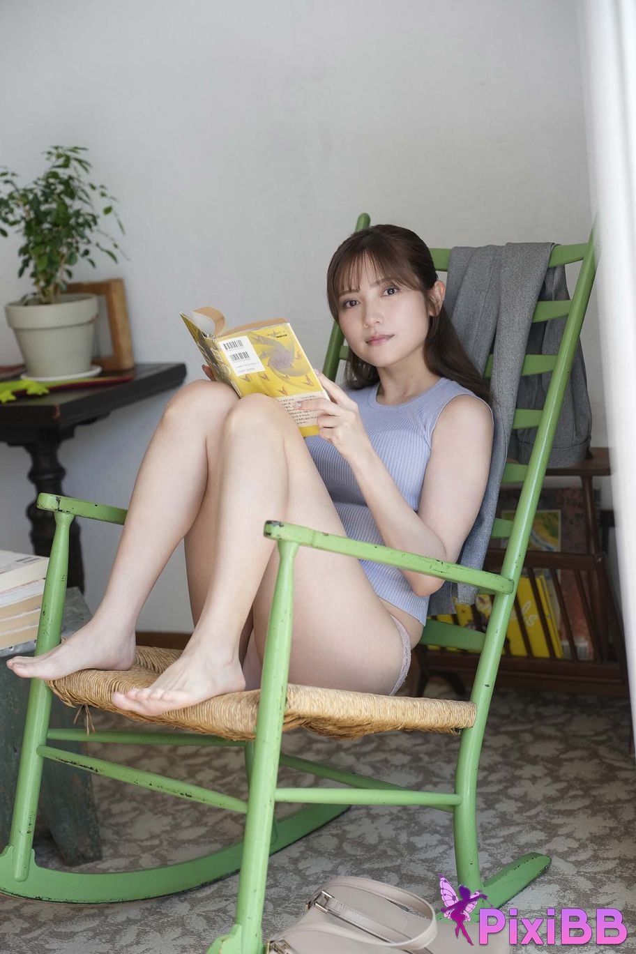 Japanese Idol Momotsuki Nashiko Shiko digital photo book secret off time bulgra PixiBB.COM 007