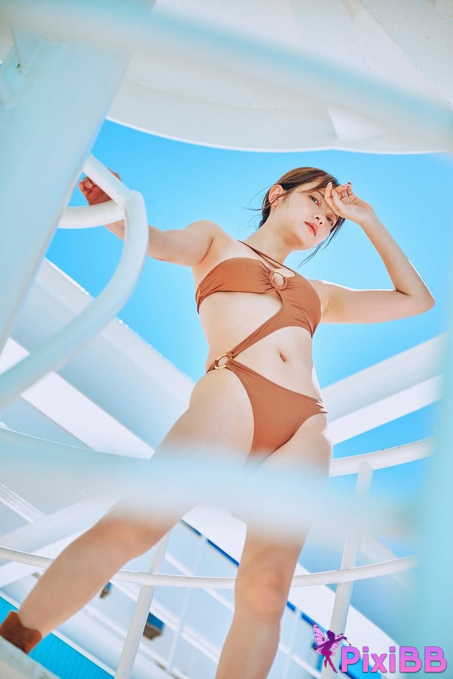 Japanese Idol Momotsuki Nashiko Shiko last summer vacation Yanmaga digital photo book PixiBB.COM 021