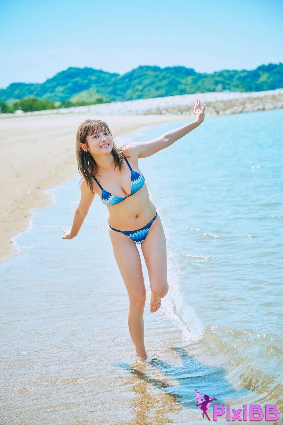 Japanese Idol Momotsuki Nashiko Shiko last summer vacation Yanmaga digital photo book PixiBB.COM 075
