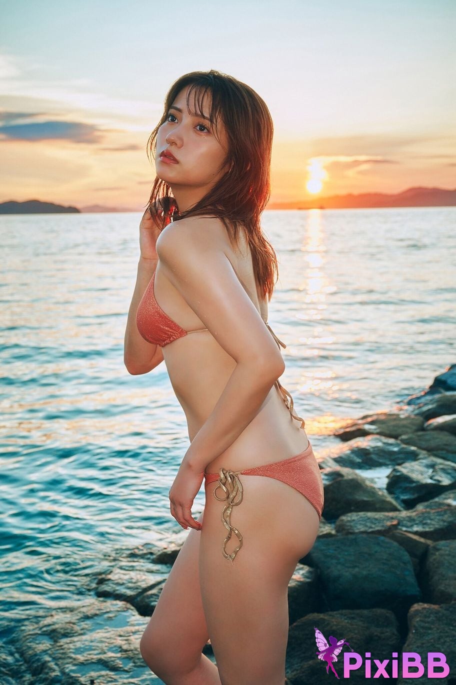 Japanese Idol Momotsuki Nashiko Shiko last summer vacation Yanmaga digital photo book PixiBB.COM 096