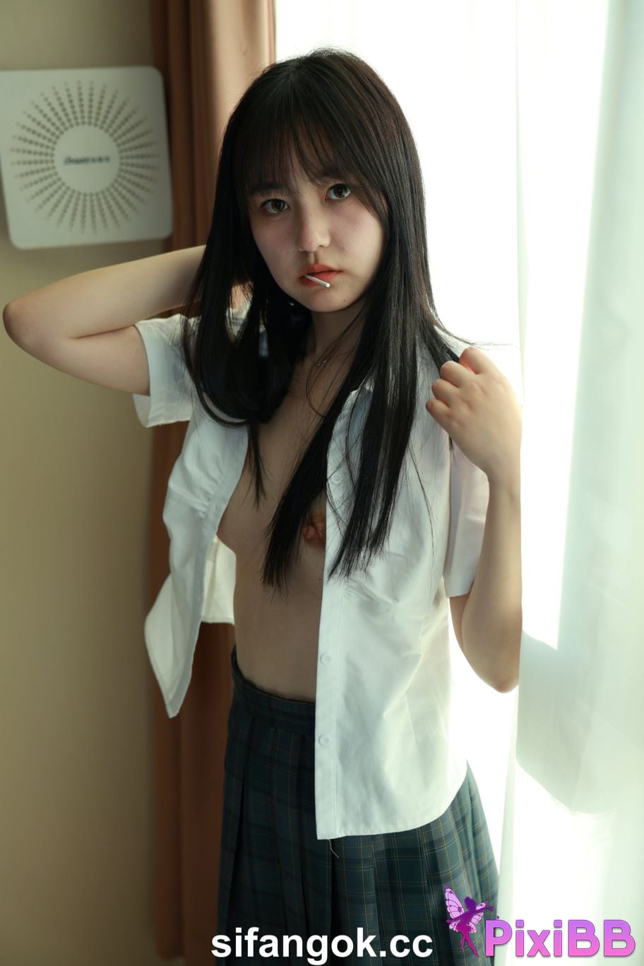 Private Photoshoot Tangtang Pure amateur lady JK uniform Full scale private shooting PixiBB.COM 096