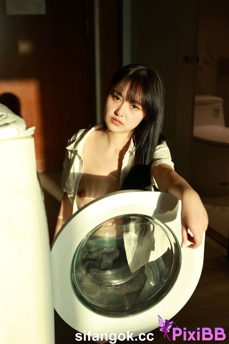 Private Photoshoot Tangtang Pure amateur lady JK uniform Full scale private shooting PixiBB.COM 190