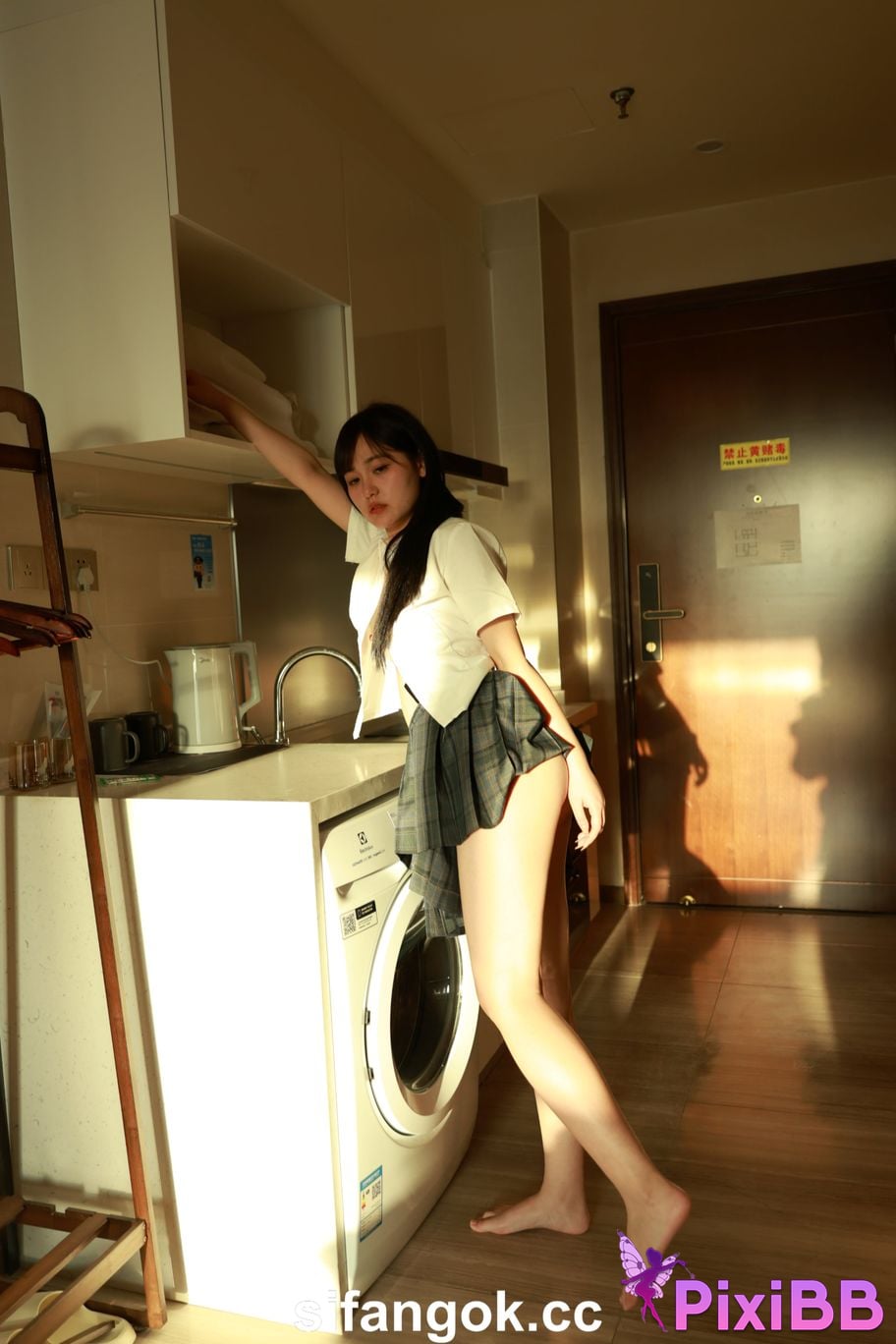 Private Photoshoot Tangtang Pure amateur lady JK uniform Full scale private shooting PixiBB.COM 226