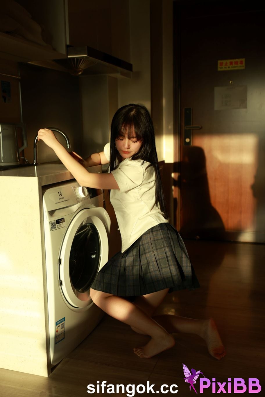 Private Photoshoot Tangtang Pure amateur lady JK uniform Full scale private shooting PixiBB.COM 232