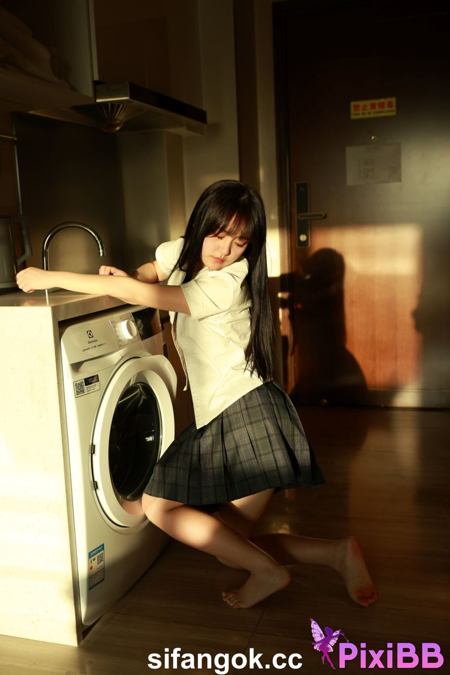 Private Photoshoot Tangtang Pure amateur lady JK uniform Full scale private shooting PixiBB.COM 233