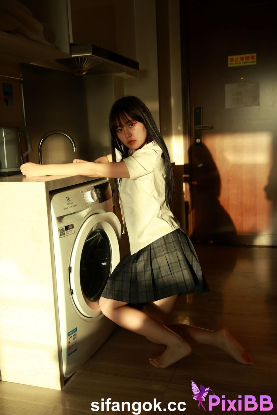 Private Photoshoot Tangtang Pure amateur lady JK uniform Full scale private shooting PixiBB.COM 234