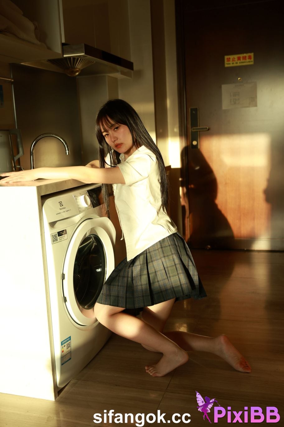 Private Photoshoot Tangtang Pure amateur lady JK uniform Full scale private shooting PixiBB.COM 236