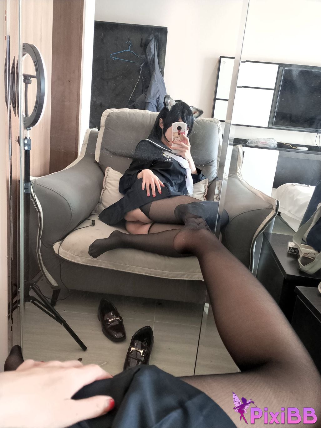 Cosplayer Titanium alloy TiTi dog PixiBB.COM 001