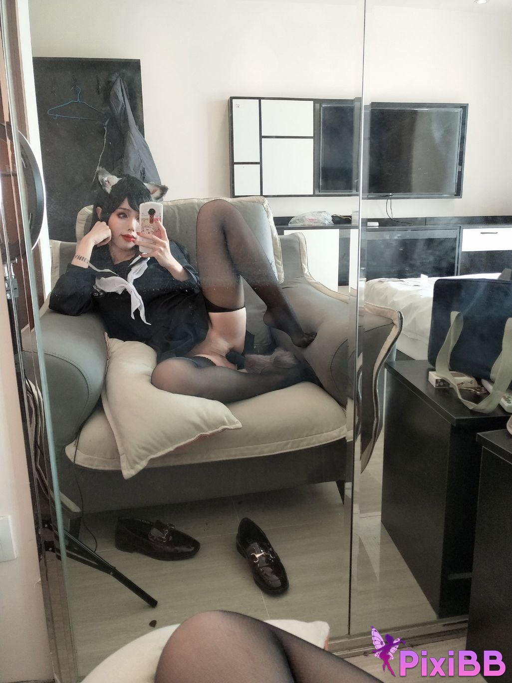 Cosplayer Titanium alloy TiTi dog PixiBB.COM 008