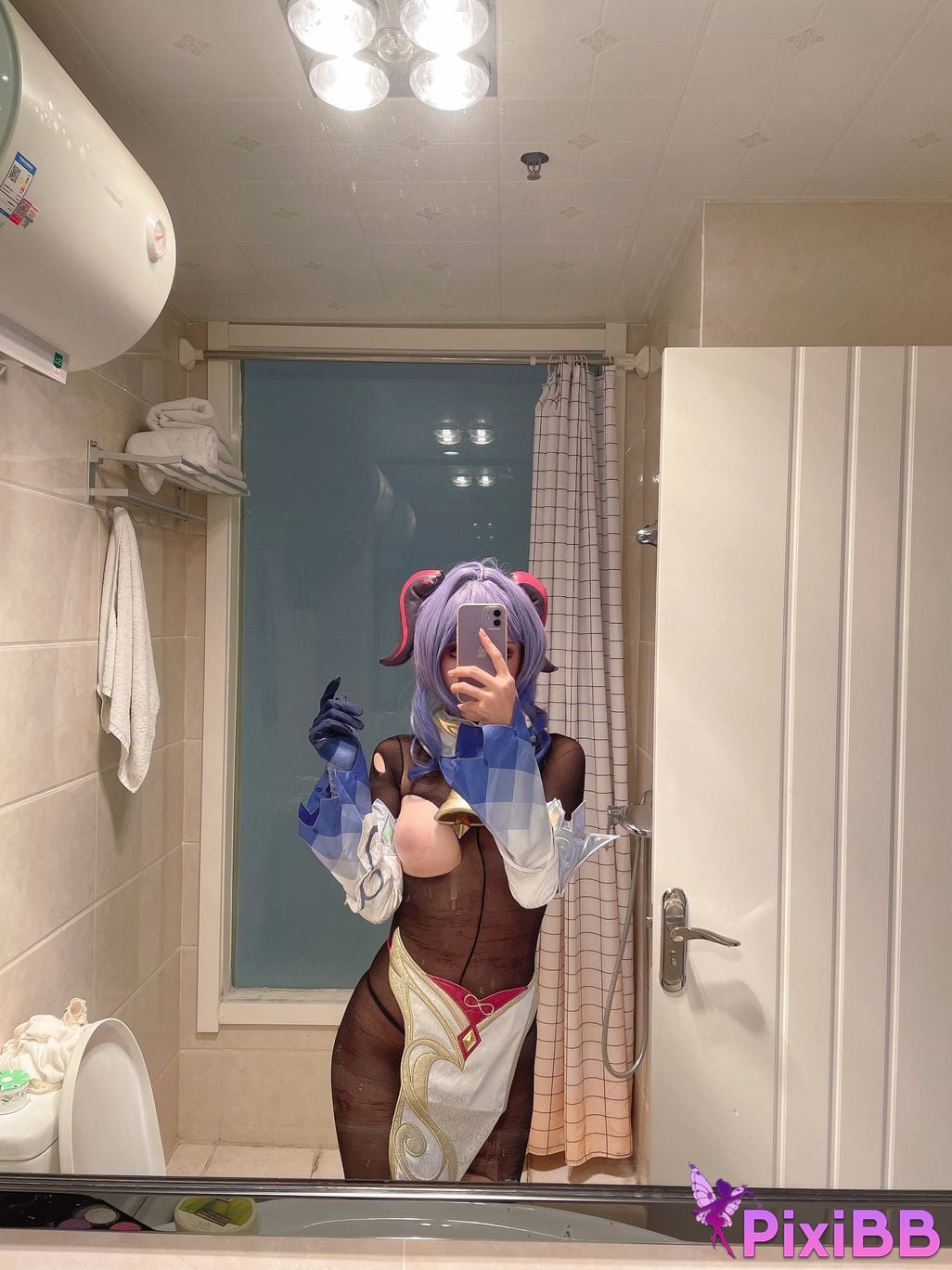 Cosplayer Titanium alloy TiTi Ganyu PixiBB.COM 003