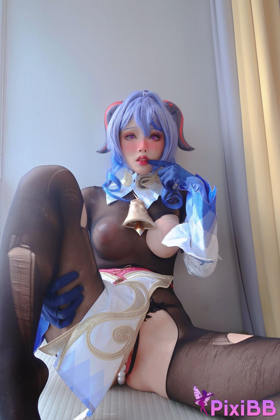 Cosplayer Titanium alloy TiTi Ganyu PixiBB.COM 017