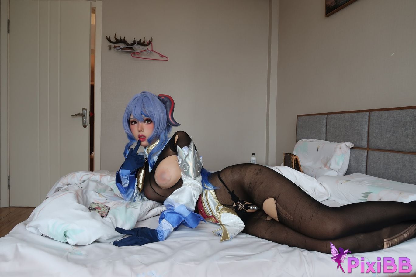 Cosplayer Titanium alloy TiTi Ganyu PixiBB.COM 025