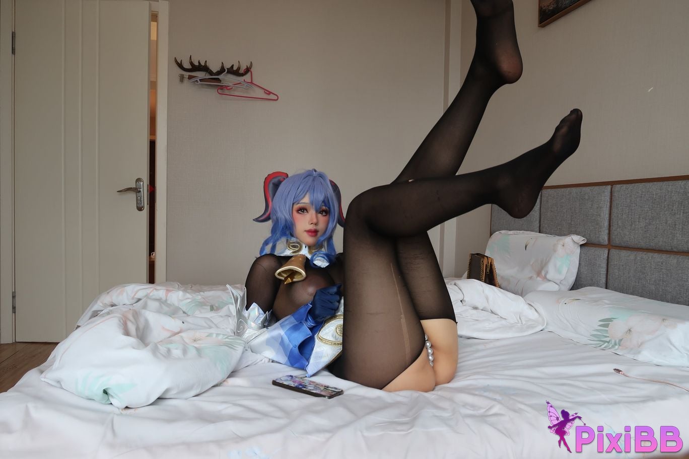 Cosplayer Titanium alloy TiTi Ganyu PixiBB.COM 026