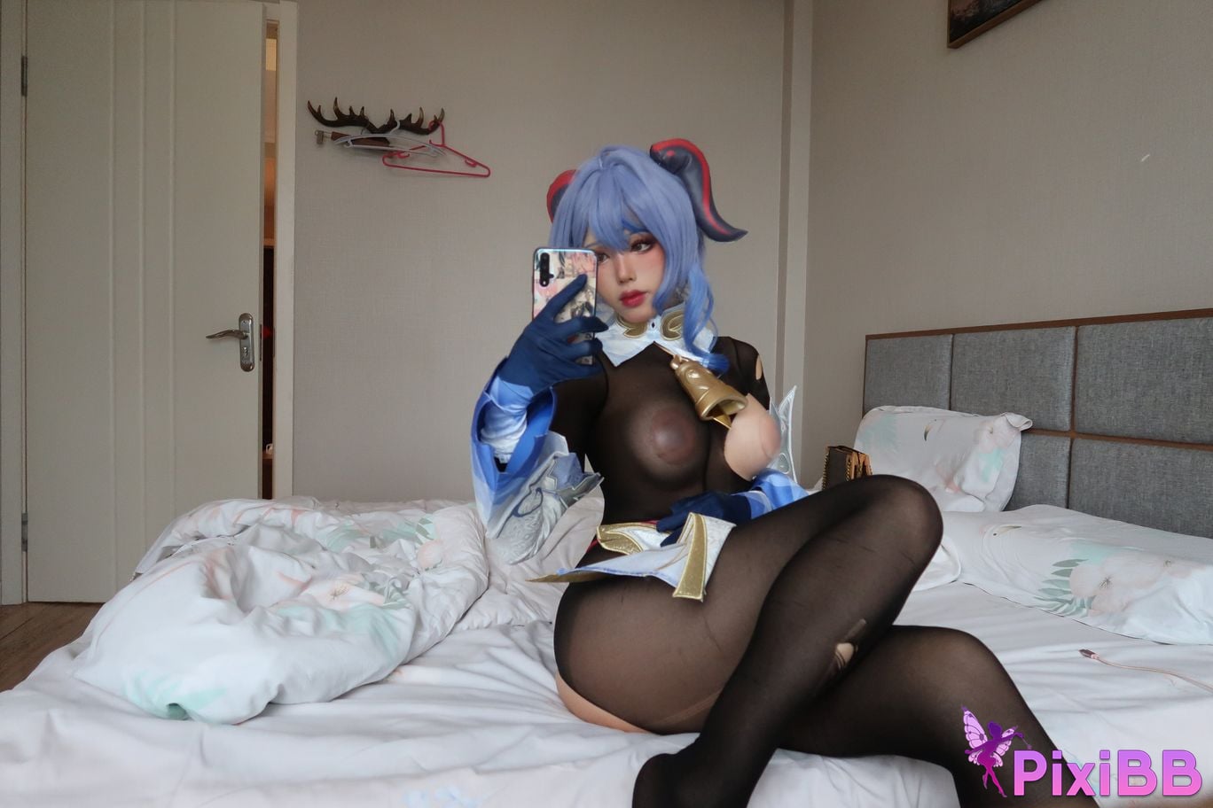 Cosplayer Titanium alloy TiTi Ganyu PixiBB.COM 028