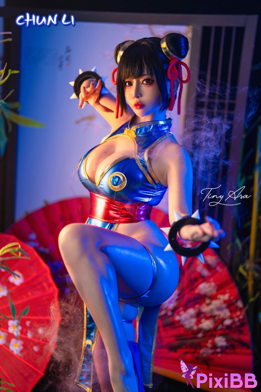 Cosplayer Tiny Asa Chun li PixiBB.COM 082