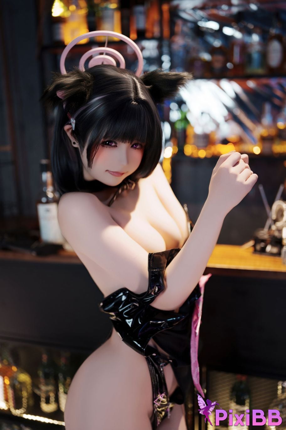 Cosplayer Quan Ran is a little hungry Azure Files Anzuyama Kazusa fan PixiBB.COM 048