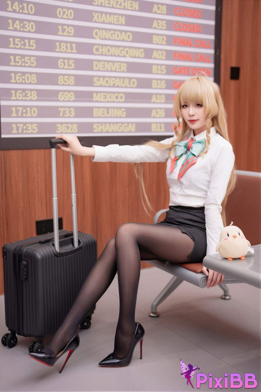 Cosplayer Senior Sister Xuan Xiao azur lane Andrea A safe and comfortable journey PixiBB.COM 034