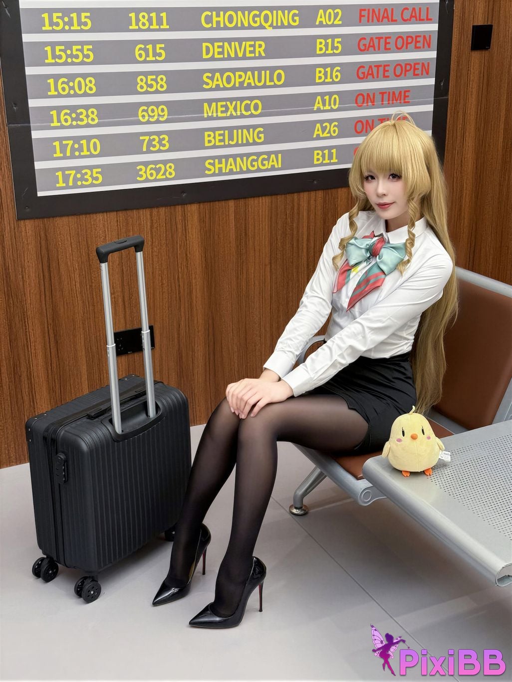 Cosplayer Senior Sister Xuan Xiao azur lane Andrea A safe and comfortable journey PixiBB.COM 036