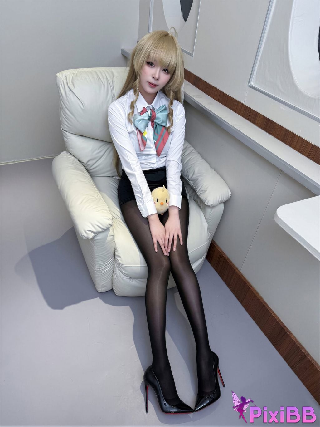 Cosplayer Senior Sister Xuan Xiao azur lane Andrea A safe and comfortable journey PixiBB.COM 041