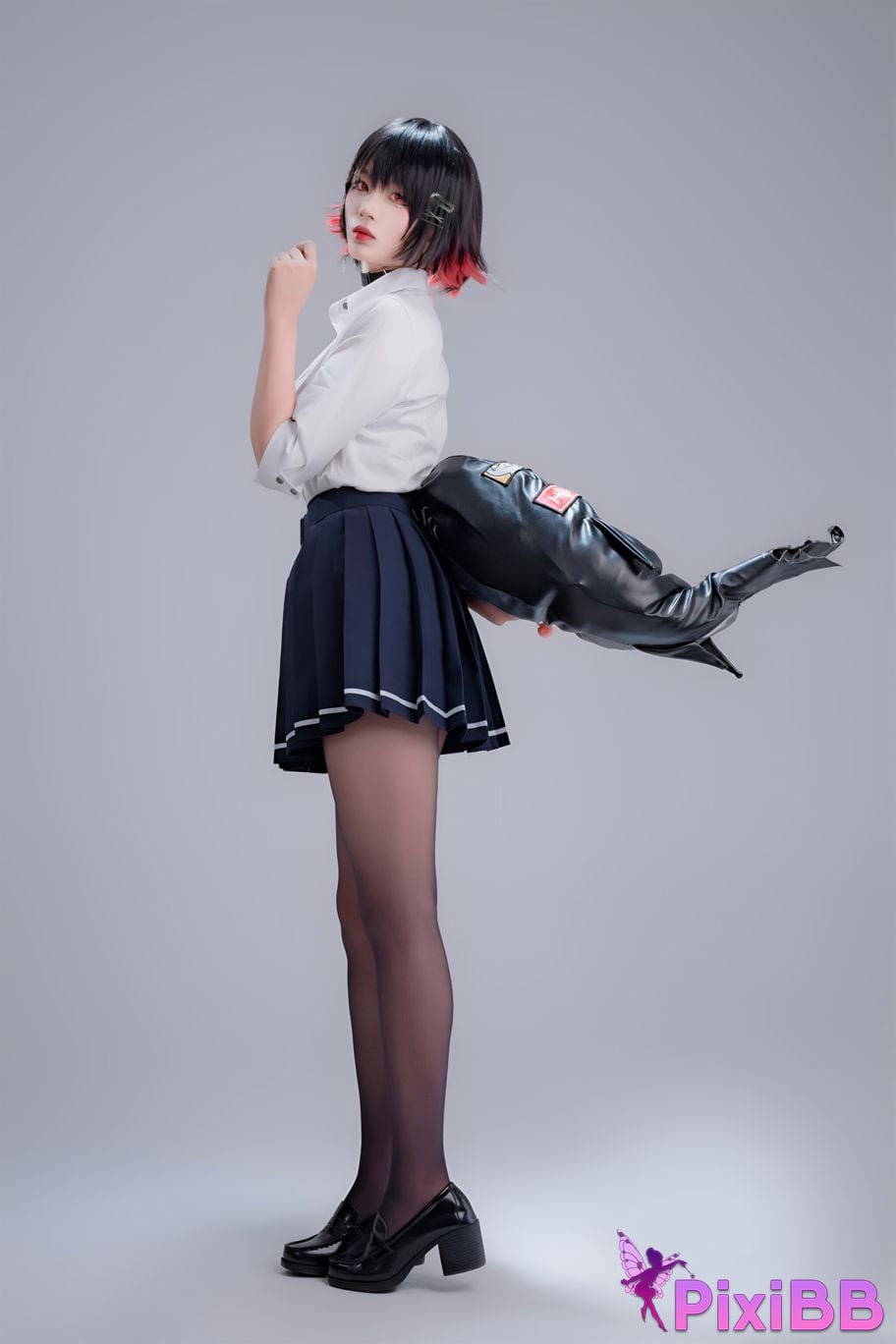 Cosplay Senior Sister Xuan Xiao Shark Girl JK PixiBB.COM 001