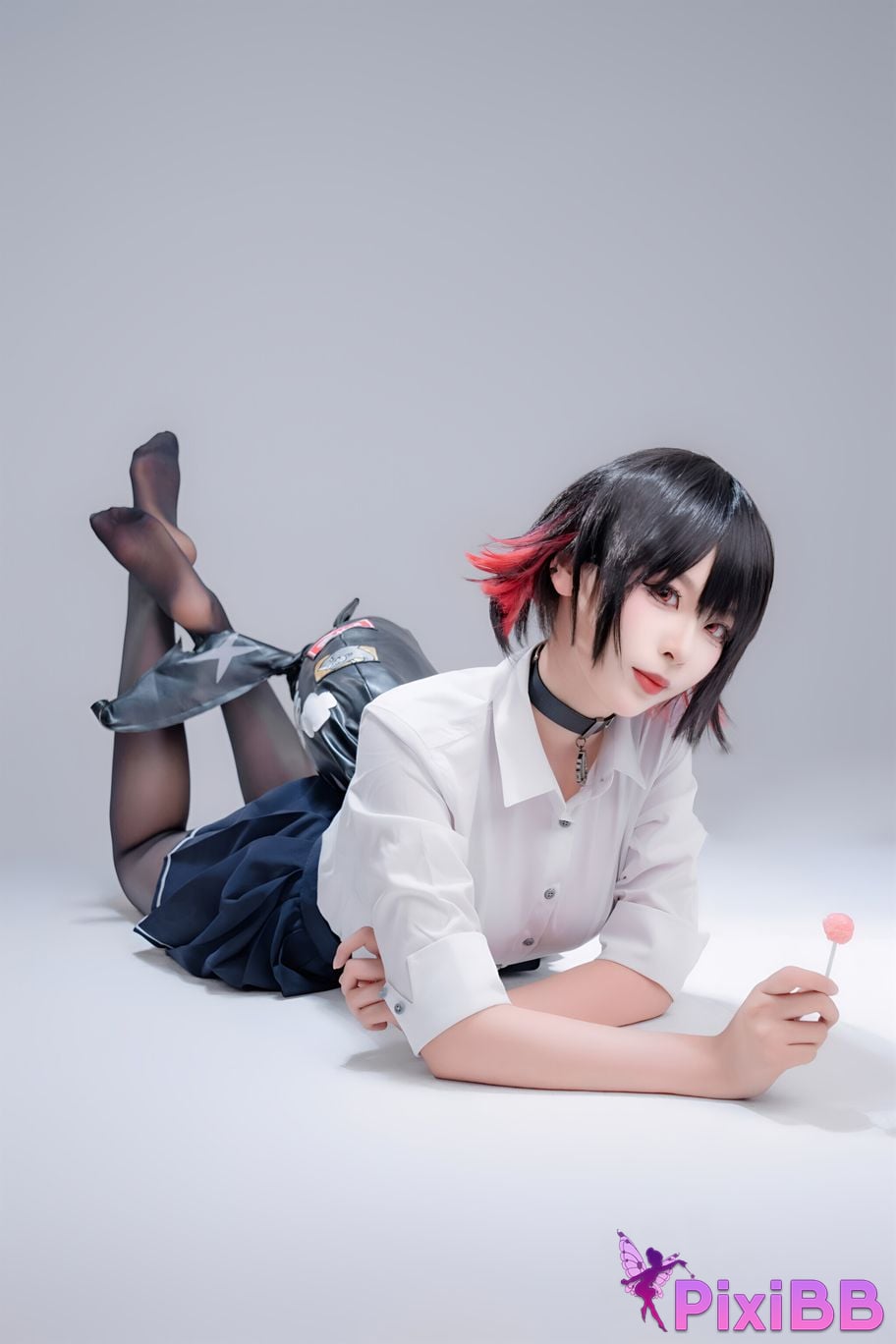 Cosplay Senior Sister Xuan Xiao Shark Girl JK PixiBB.COM 004