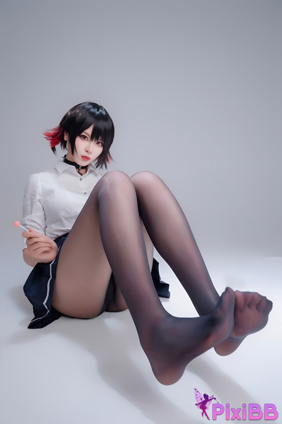 Cosplay Senior Sister Xuan Xiao Shark Girl JK PixiBB.COM 009