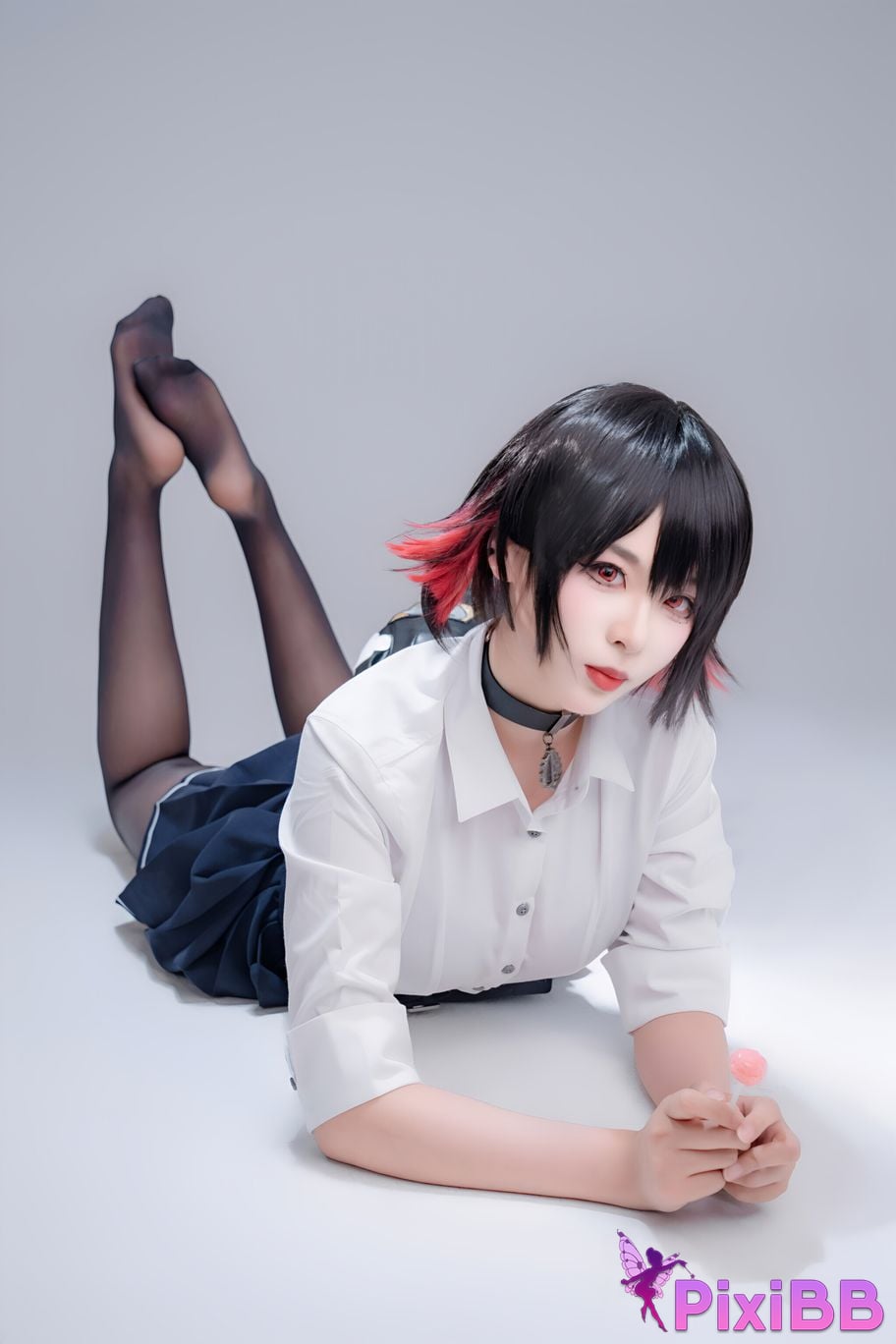 Cosplay Senior Sister Xuan Xiao Shark Girl JK PixiBB.COM 021