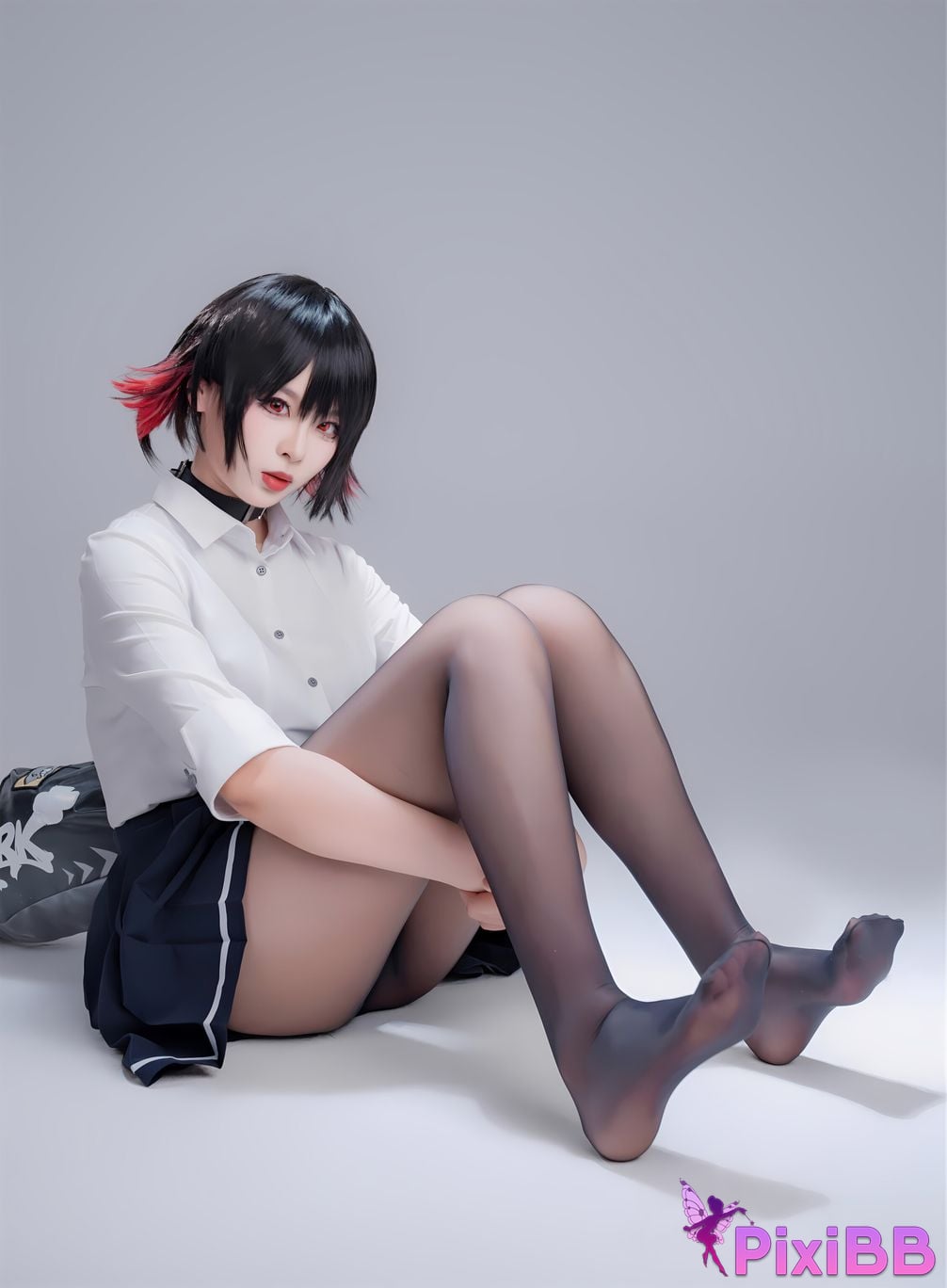 Cosplay Senior Sister Xuan Xiao Shark Girl JK PixiBB.COM 023