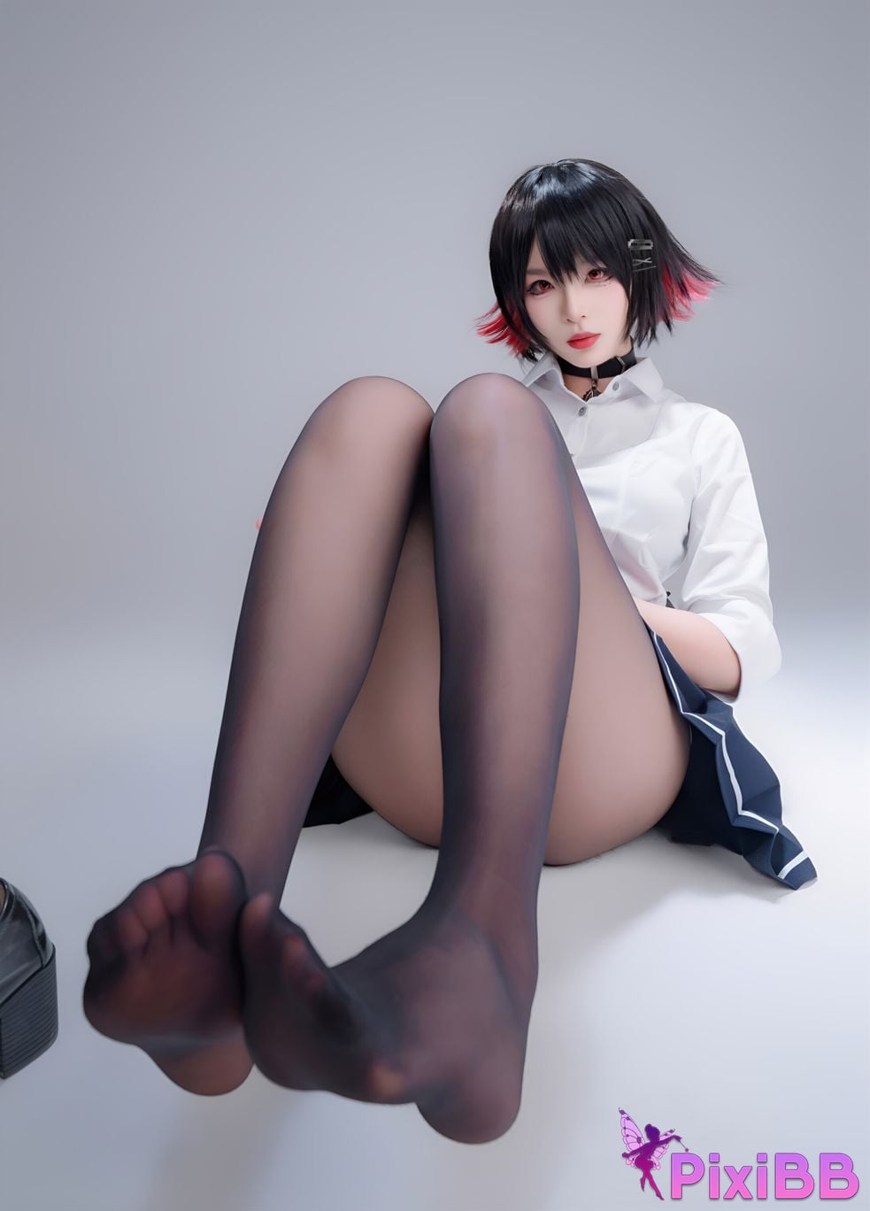 Cosplay Senior Sister Xuan Xiao Shark Girl JK PixiBB.COM 028