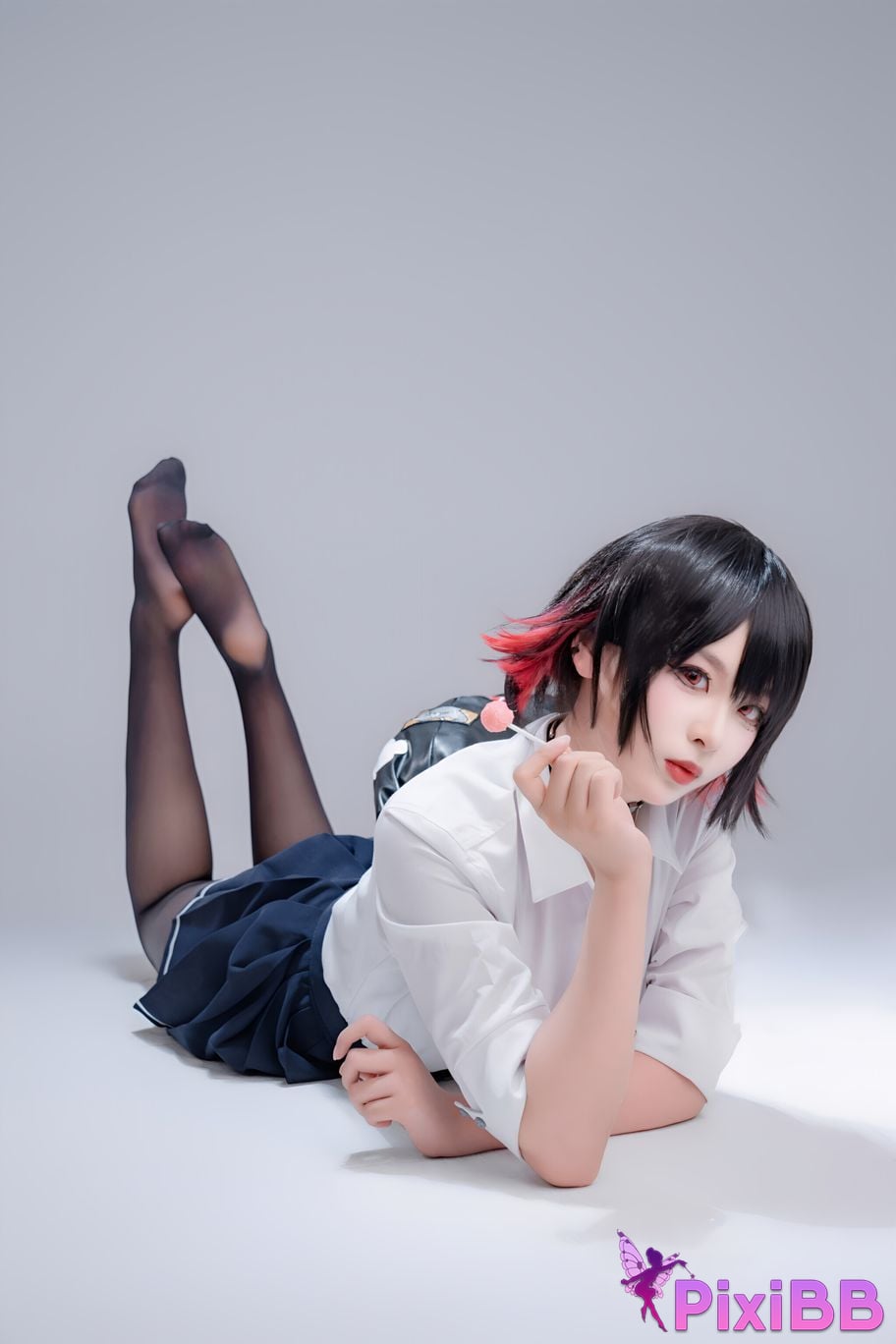 Cosplay Senior Sister Xuan Xiao Shark Girl JK PixiBB.COM 031