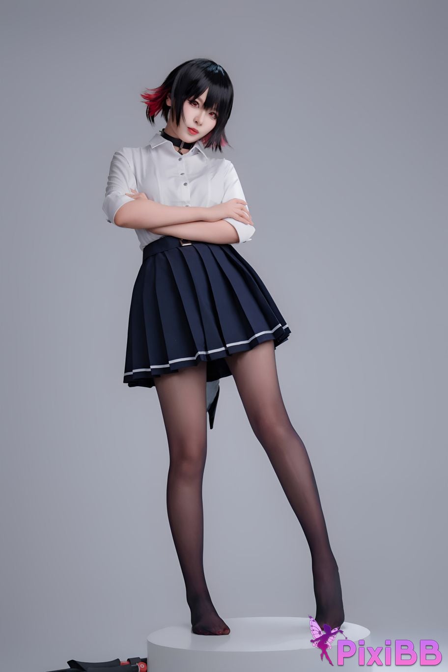 Cosplay Senior Sister Xuan Xiao Shark Girl JK PixiBB.COM 032