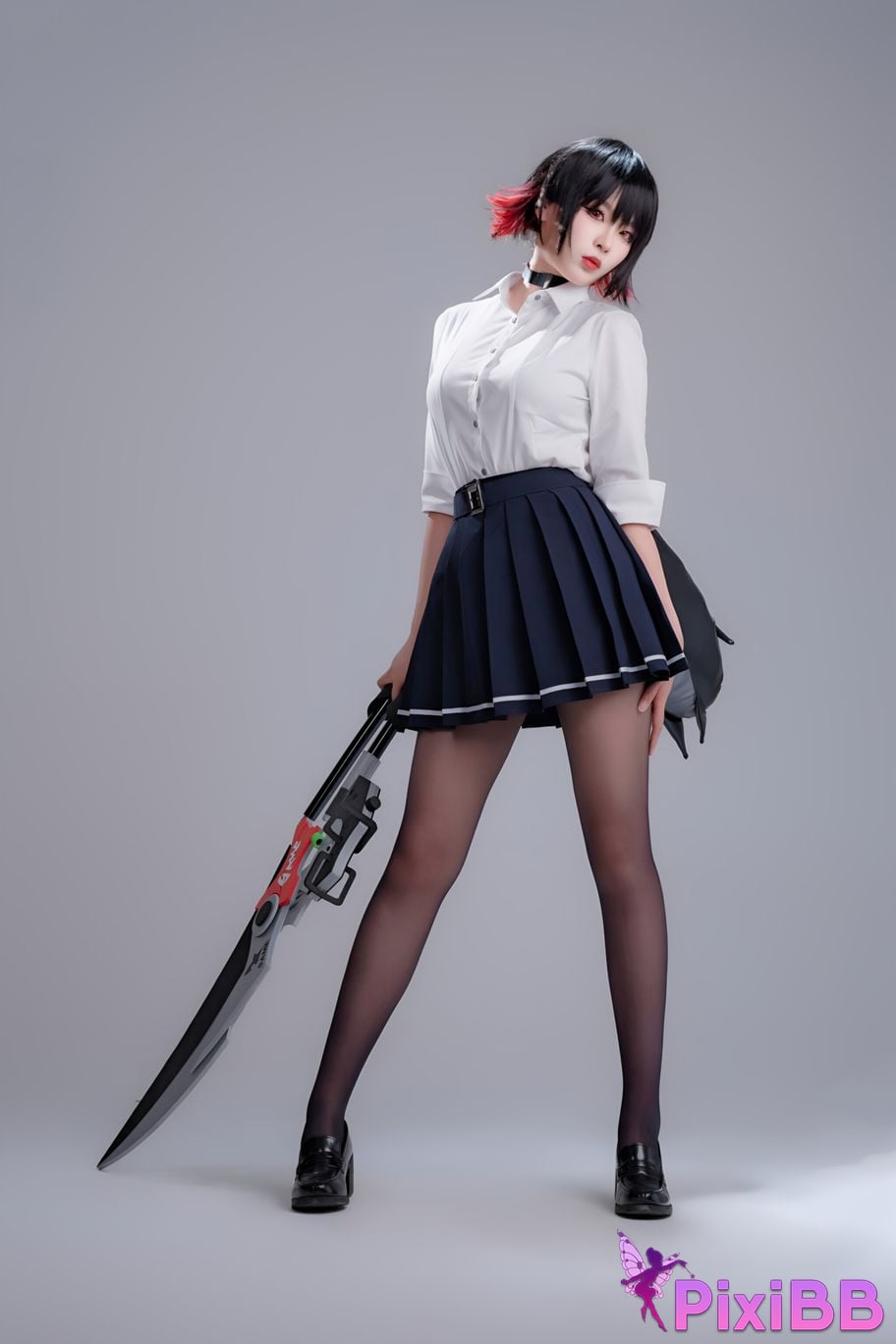 Cosplay Senior Sister Xuan Xiao Shark Girl JK PixiBB.COM 039