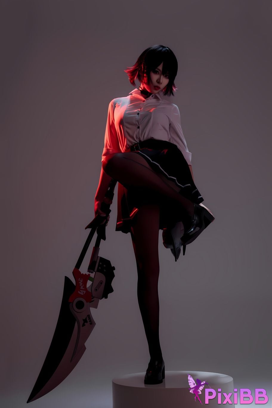 Cosplay Senior Sister Xuan Xiao Shark Girl JK PixiBB.COM 045