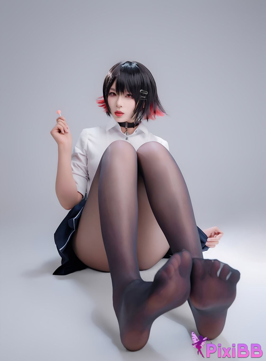 Cosplay Senior Sister Xuan Xiao Shark Girl JK PixiBB.COM 049