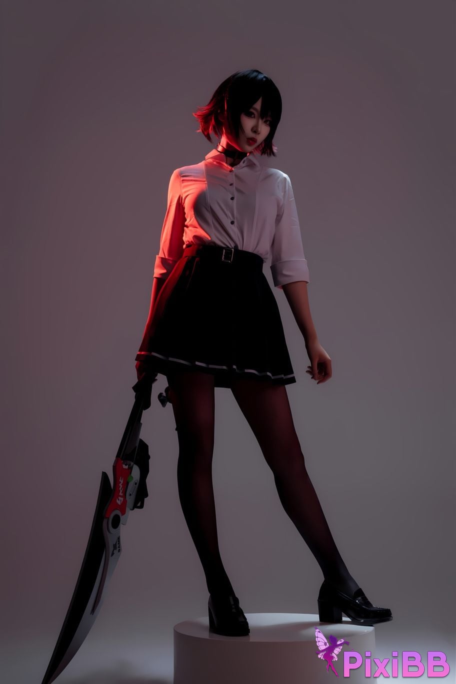 Cosplay Senior Sister Xuan Xiao Shark Girl JK PixiBB.COM 050