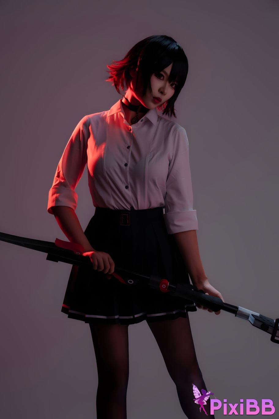 Cosplay Senior Sister Xuan Xiao Shark Girl JK PixiBB.COM 053