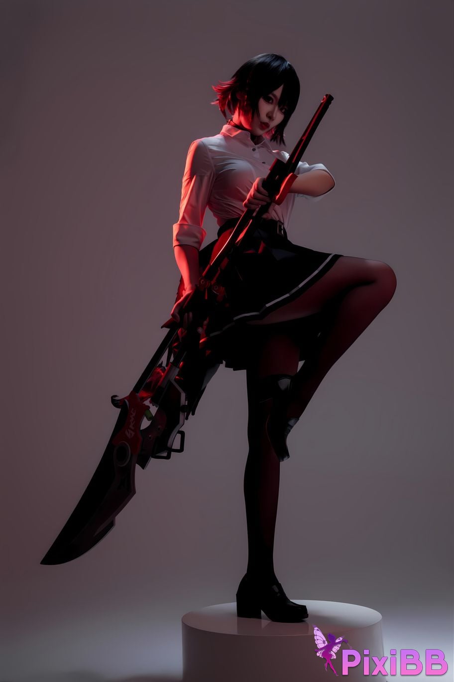 Cosplay Senior Sister Xuan Xiao Shark Girl JK PixiBB.COM 059