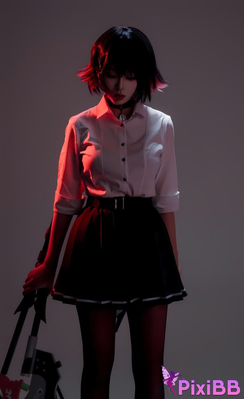 Cosplay Senior Sister Xuan Xiao Shark Girl JK PixiBB.COM 062