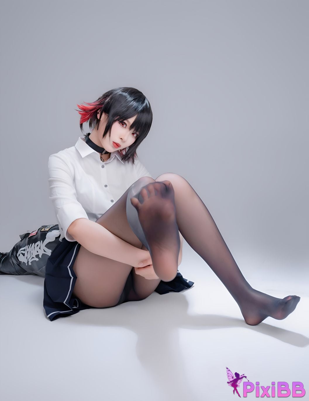 Cosplay Senior Sister Xuan Xiao Shark Girl JK PixiBB.COM 067