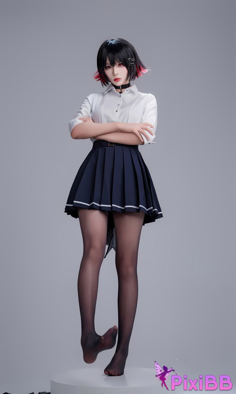 Cosplay Senior Sister Xuan Xiao Shark Girl JK PixiBB.COM 068