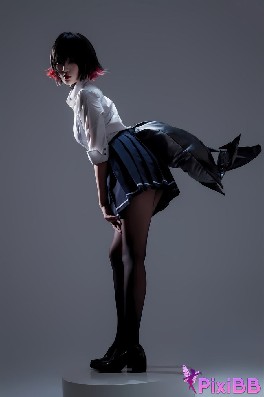 Cosplay Senior Sister Xuan Xiao Shark Girl JK PixiBB.COM 069