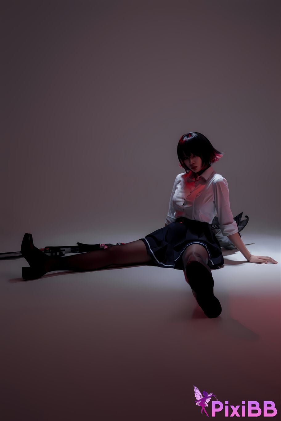 Cosplay Senior Sister Xuan Xiao Shark Girl JK PixiBB.COM 071