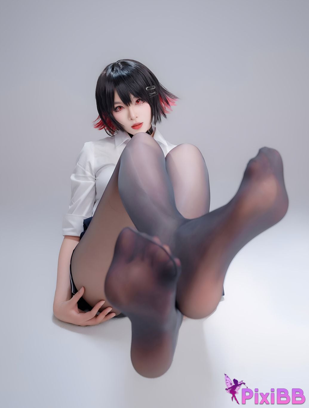 Cosplay Senior Sister Xuan Xiao Shark Girl JK PixiBB.COM 076