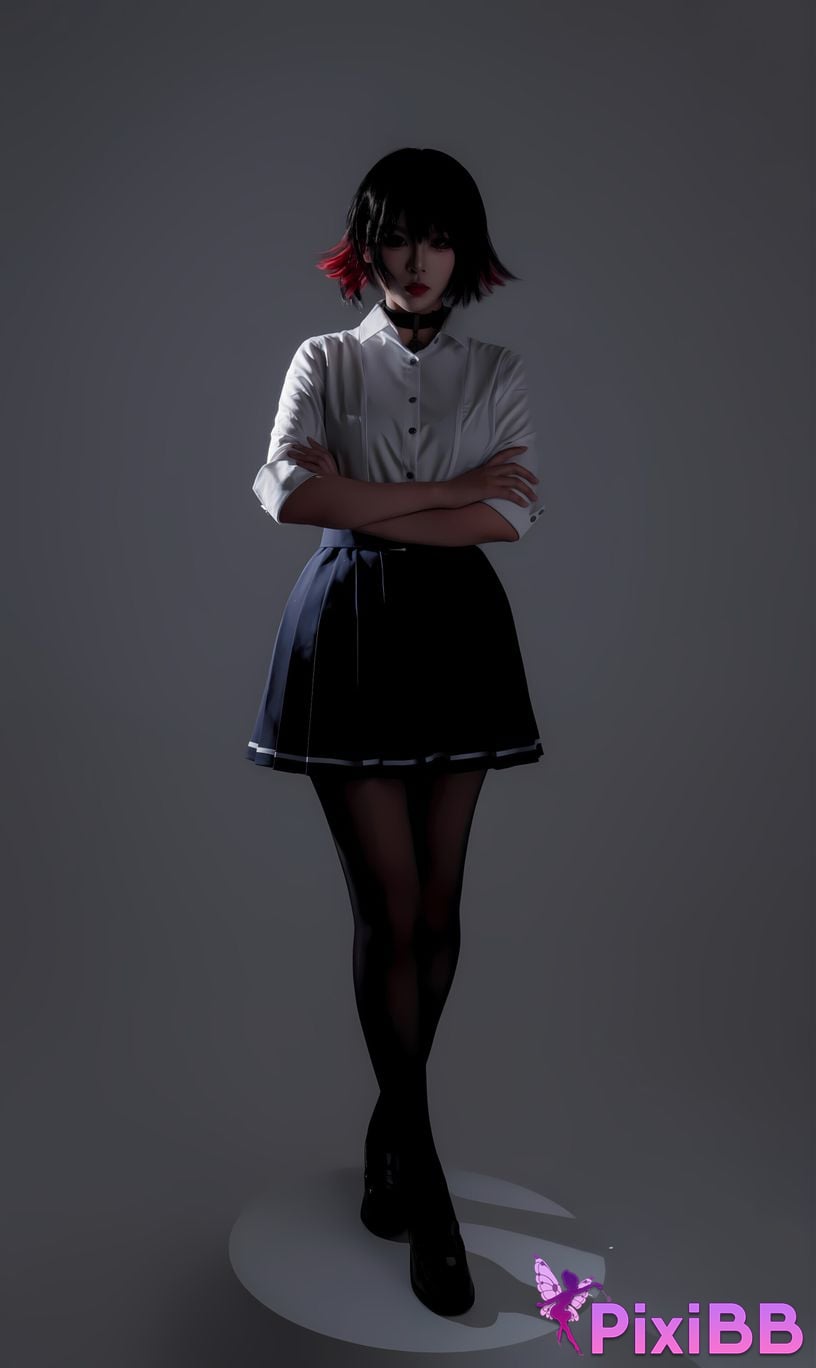 Cosplay Senior Sister Xuan Xiao Shark Girl JK PixiBB.COM 078