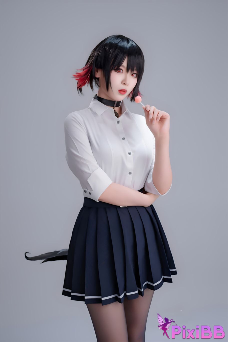 Cosplay Senior Sister Xuan Xiao Shark Girl JK PixiBB.COM 086