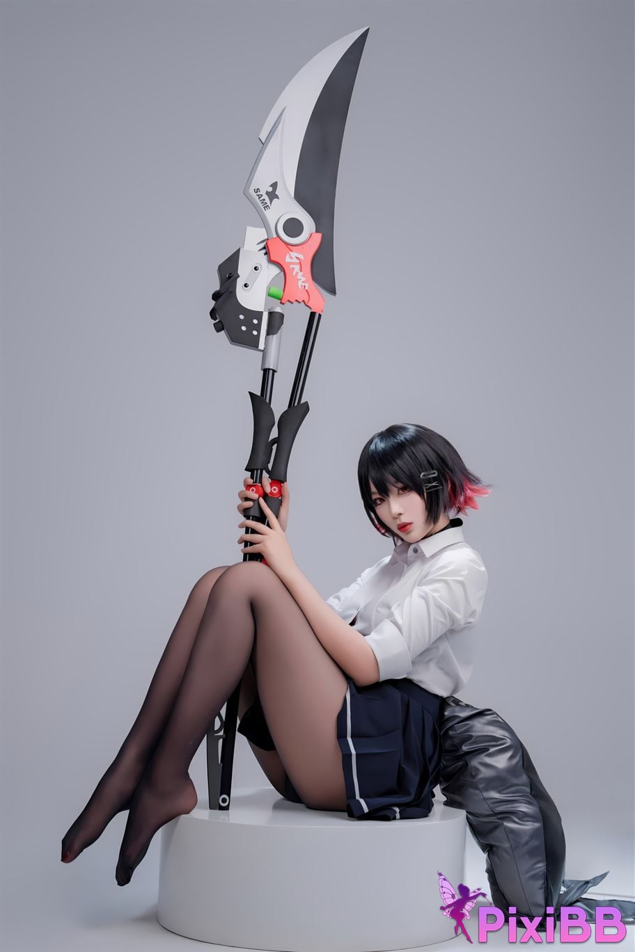 Cosplay Senior Sister Xuan Xiao Shark Girl JK PixiBB.COM 088