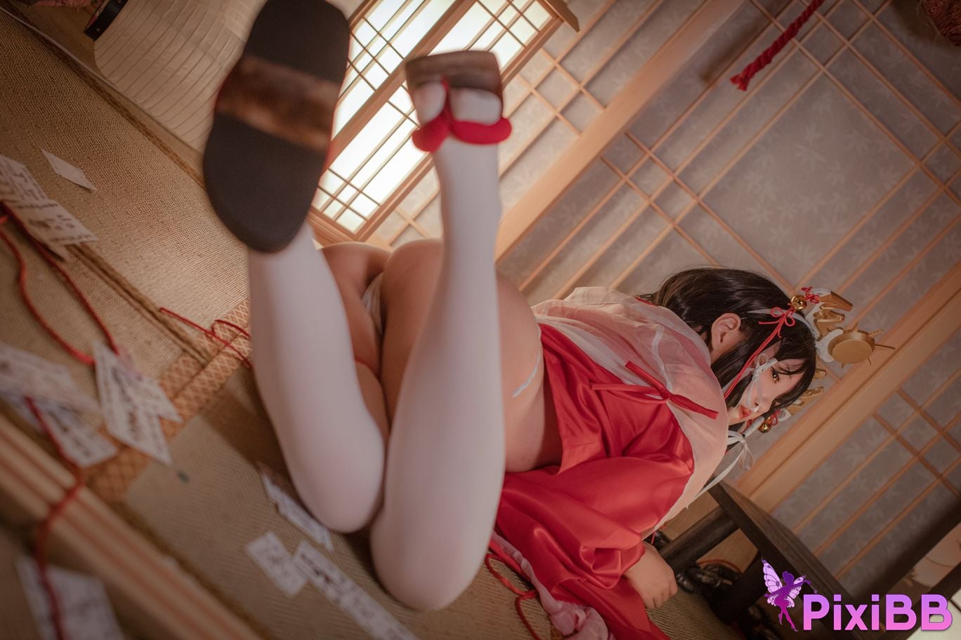 Coser Ah XunkaOri Black Beast Witch Girl PixiBB.COM 046