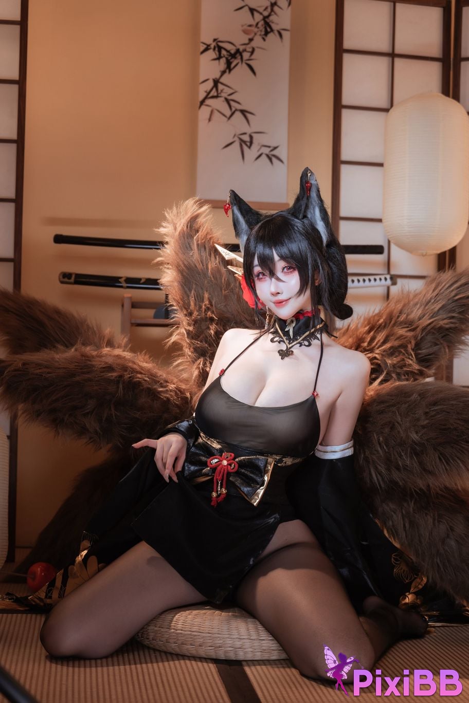 Cosplayer rioko Liangliangzi azur lane Omi Asama PixiBB.COM 025